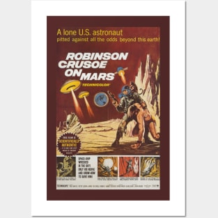 Classic Science Fiction Movie Poster - Robinson Crusoe on Mars Posters and Art